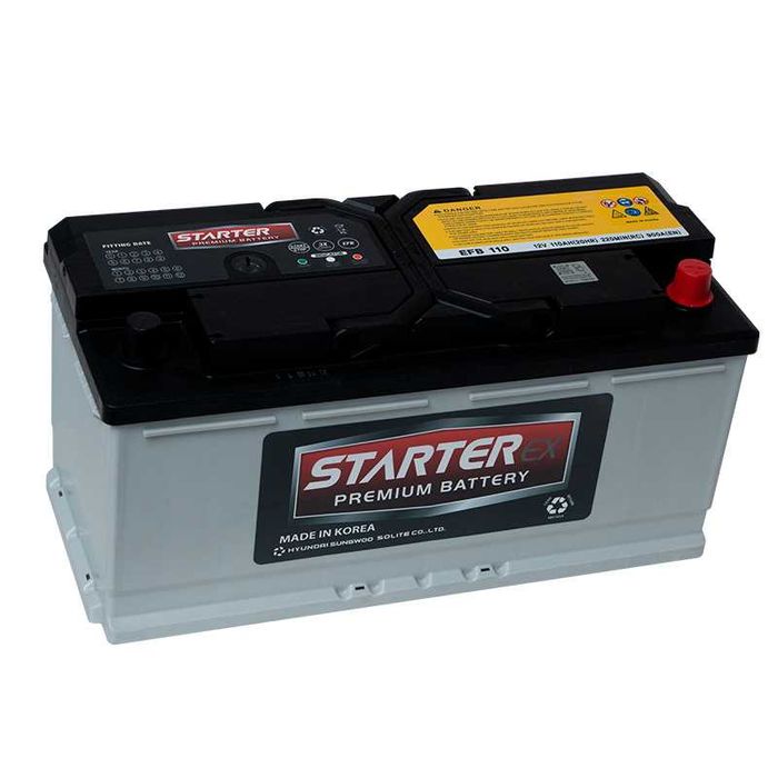 Аккумулятор Starter  SOLITE EFB 110Ah. Официальный магазин