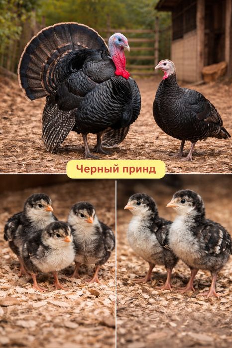 Индюшата БРОНЗА суточные, недельные