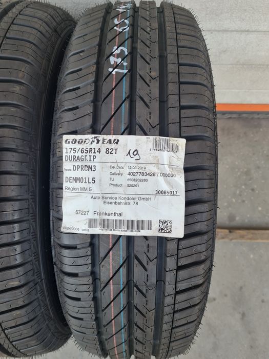 Нови летни гуми 2 броя GOODYEAR DuraGrip 175 65 R14