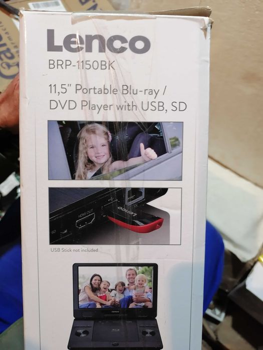 Продавам  чисто ново ТВ с ДВД  LENCO 11.5 '' за кола дома вилата