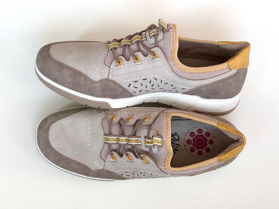 Relife shoes нови страхотни дамски обувки в светли цветове 39номер