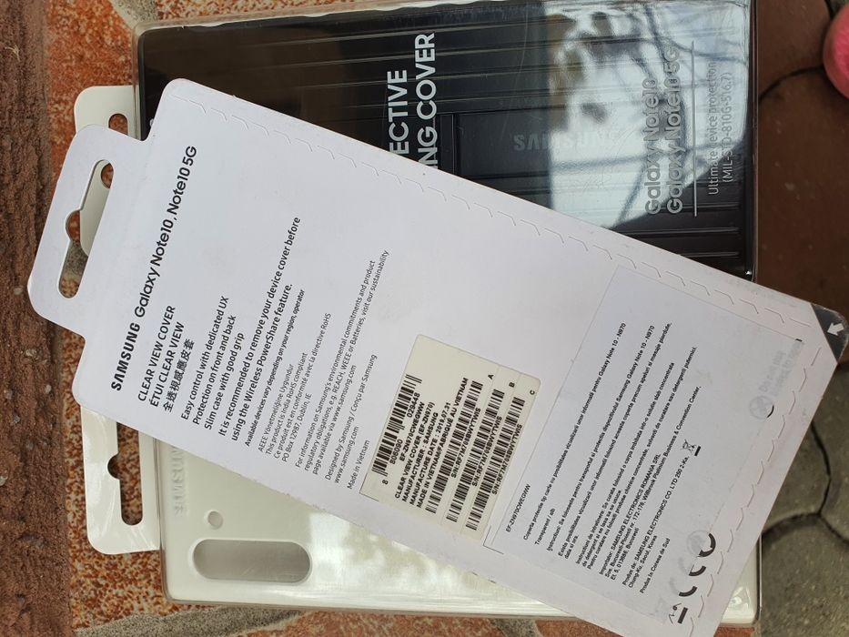 Husa originala Samsung Note 10, Led, Led View, Protective Case, noua