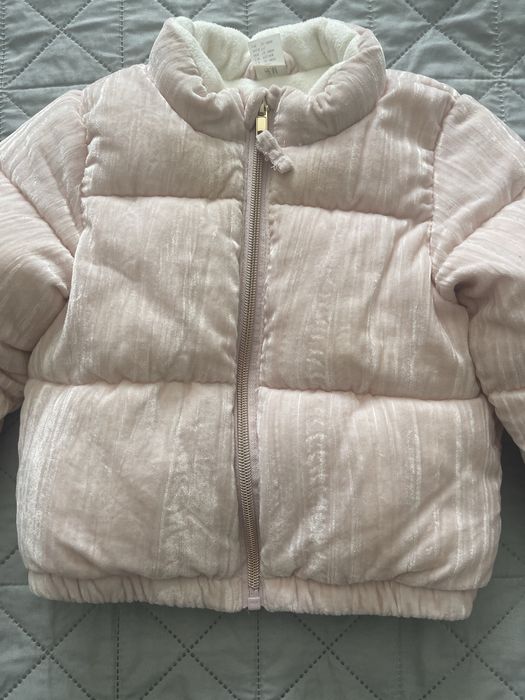 Детско велурено зимно яке H&M