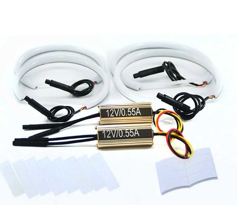 Kit Angel Eyes Cotton cu Semnalizare pentru BMW E46