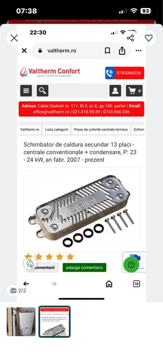 Centrala Vaillant 24 kw