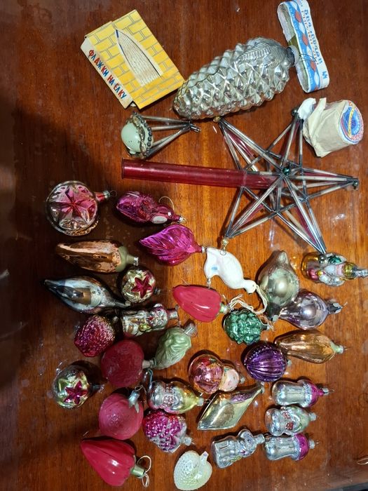 Продам Старинные Сов Новогодние игрушки