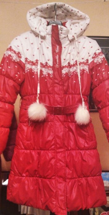 зимние куртки, пальто, лыжный костюм, шапки 8-11   лет