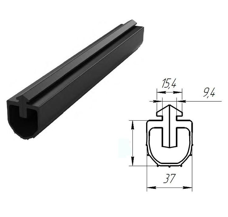 Уплотнительная резина на ворота Doorhan