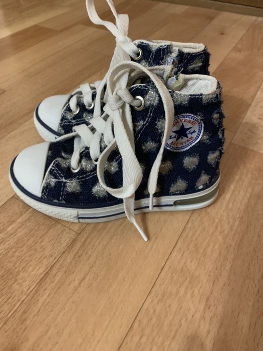 Джинсовые кеды Converse
