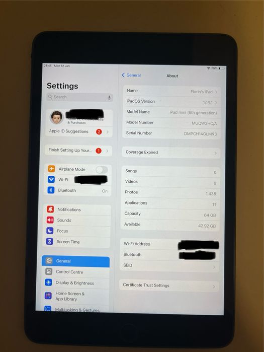 Ipad mini 5th generation 2019