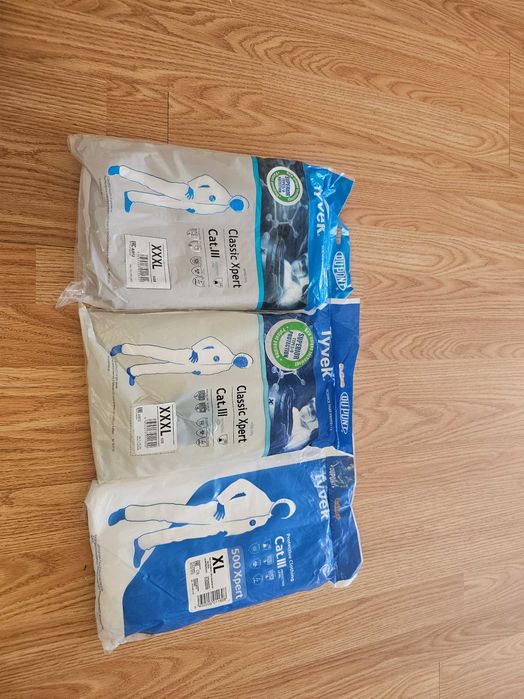 Комбинезоны одноразовые 1000 тенге 52-54, 56 размеры