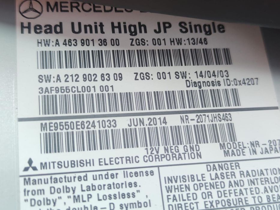 ‼️Antitheft Code Mercedes Benz NTG2.5 , NTG 4, NTG 5etc
