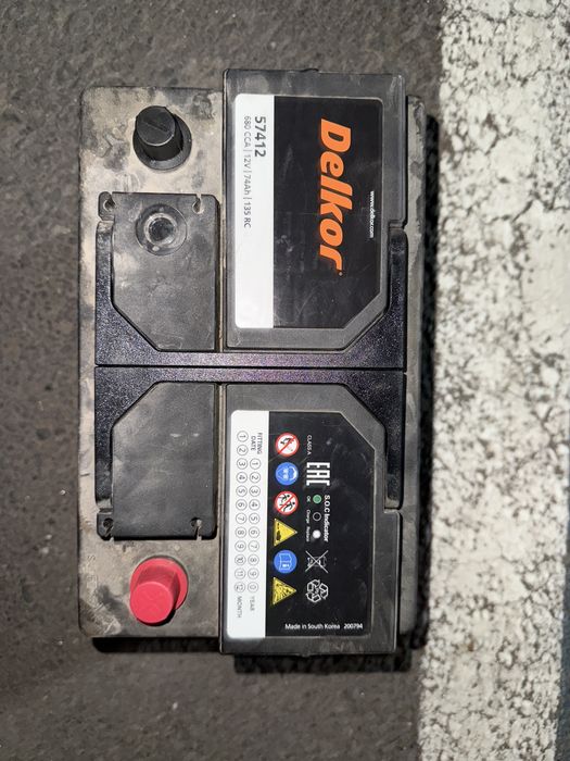 Аккумулятор Delkor 74Ah Acumulator