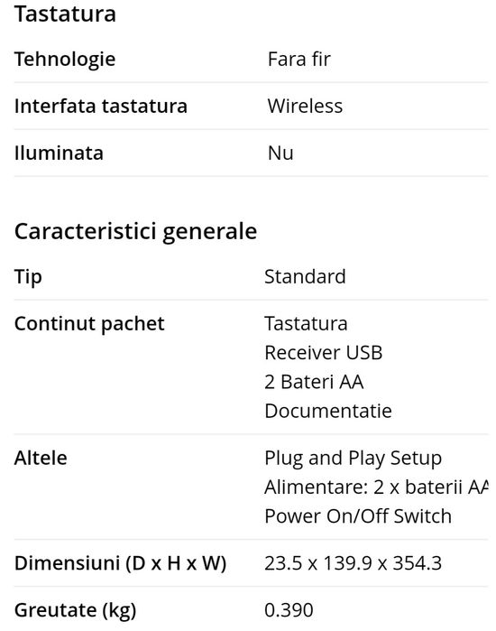 Tastatură Wireless LOGITECH Touch K400 Plus