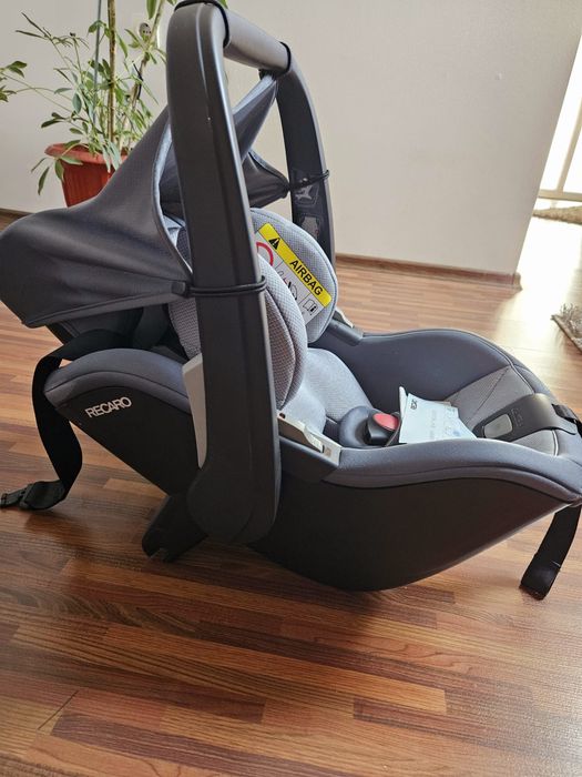 Scaun auto Recaro zero 1 Elite cu Isofix/360 si carucior Recaro