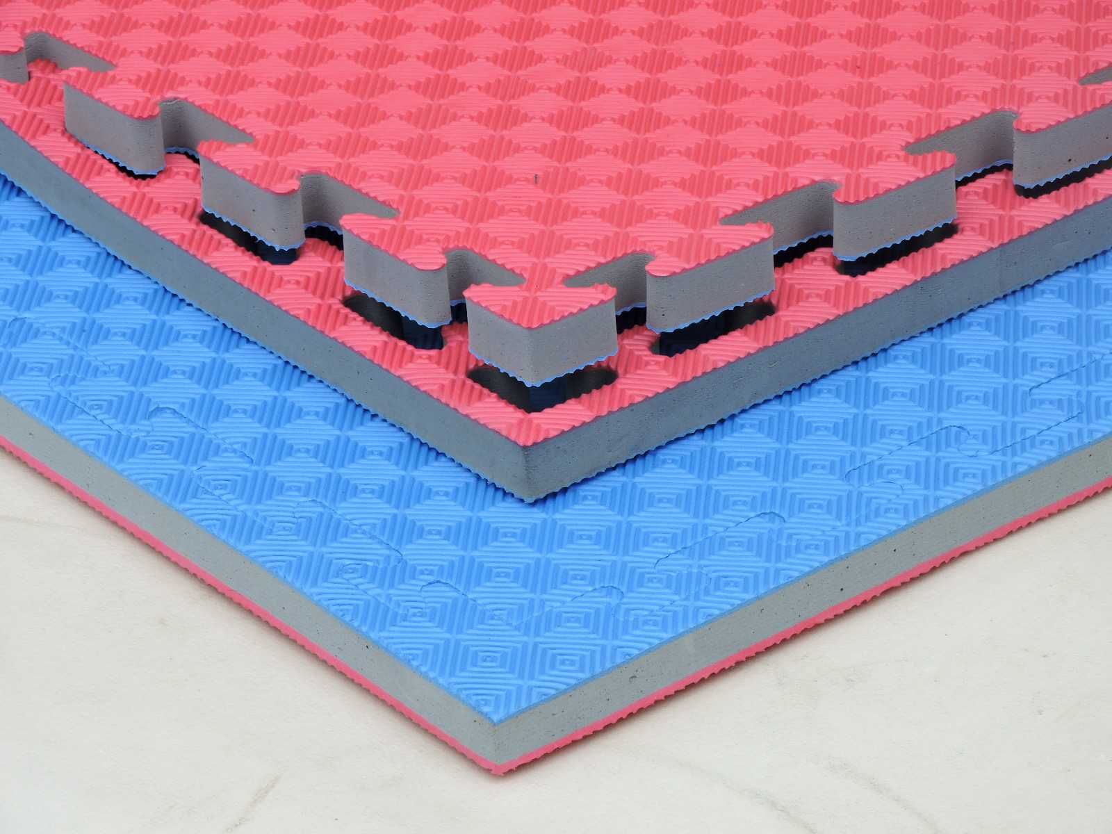 Настилка Татами 100×100×2,5 см Син - Червен, Подложки гр. София Хаджи ...