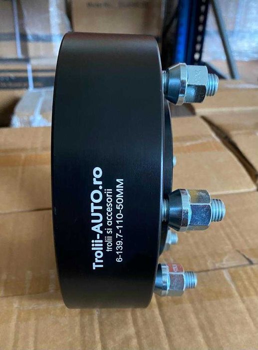 Flanse distantiere Mitsubishi 50mm 6x139,7 M12x1,5 CB 110 cu inel