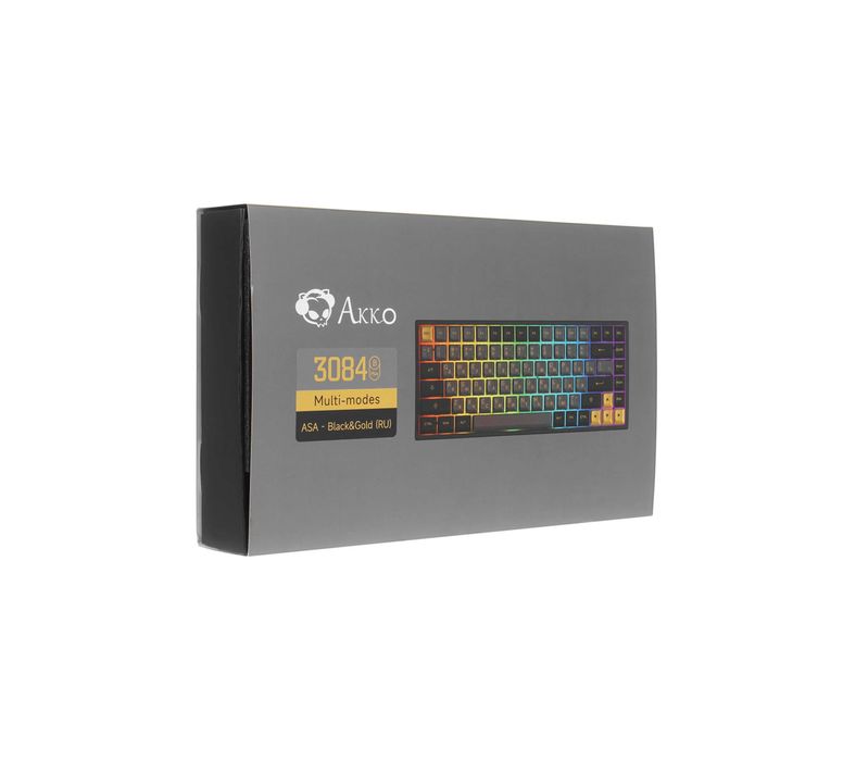 \ Клавиатура AKKO 3084B Black&Gold Plus
