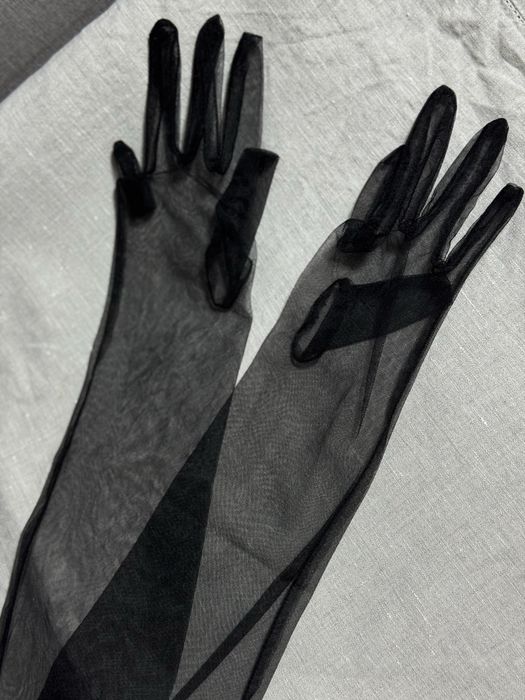 Перчатки прозрачные