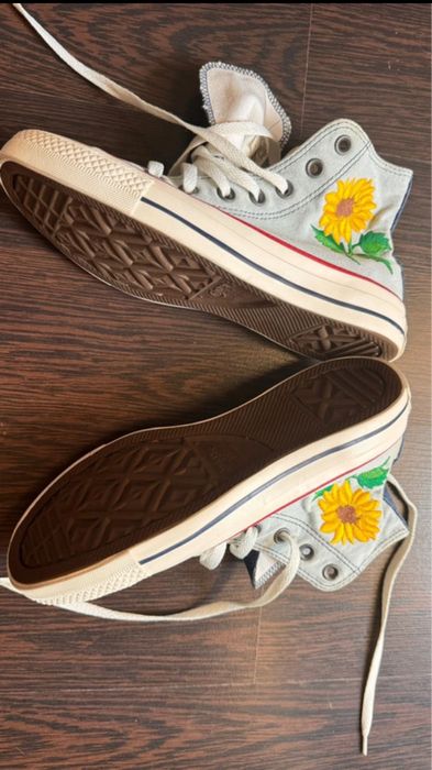 Converse dama cu broderie