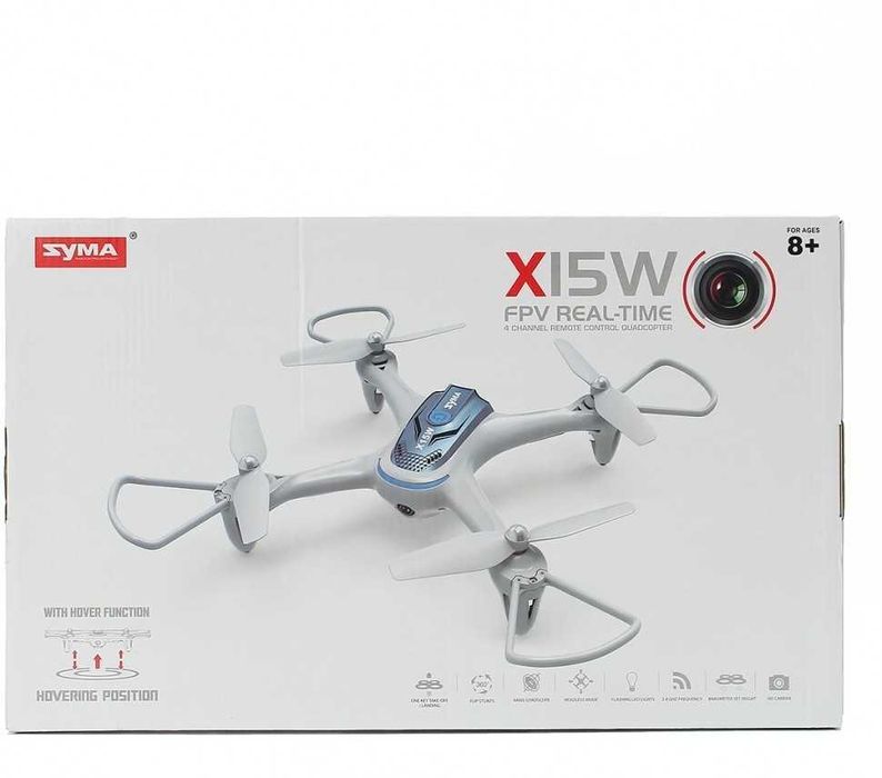 Дрон квадракоптер с камерой Syma x15w
