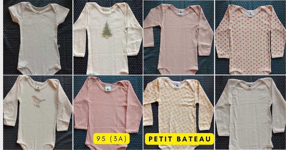 Сет детски бодита, клинчета, блузки и рокли Petit Bateau 95 (3A)
