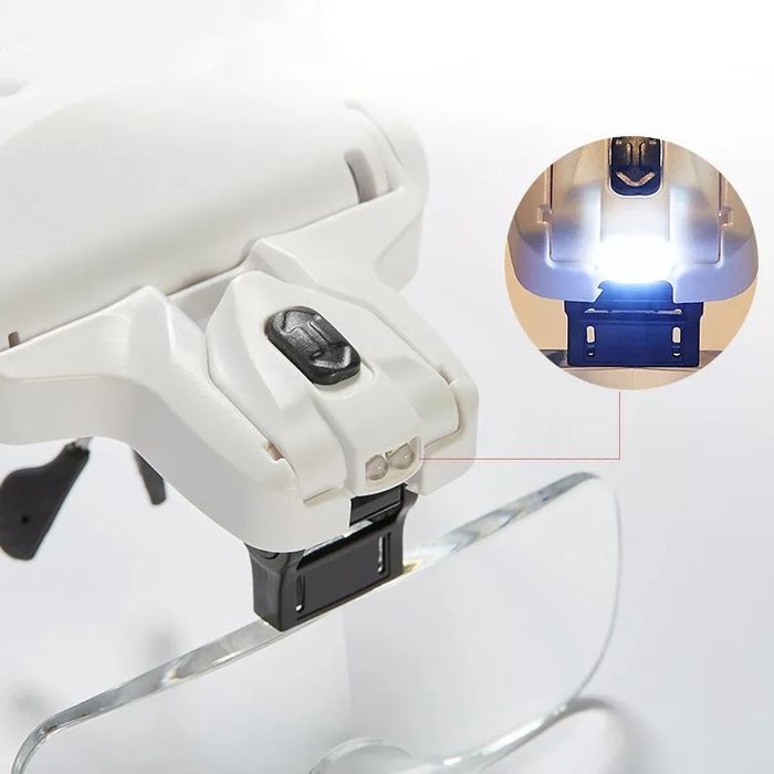 Новые Увеличительные бинокулярные очки-лупа с 5 линзами