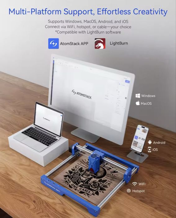 Gravator laser nou AtomStack Swift