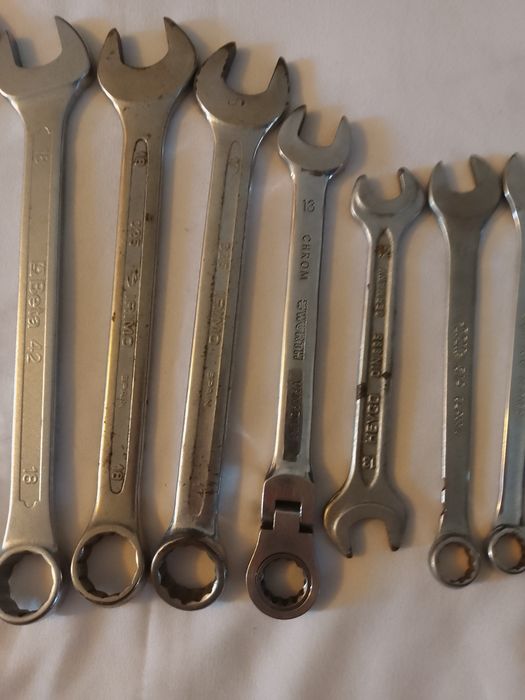 Lot 14 chei fixe și reglabile profesionale 6-22 , Facom/SAM/BETA/Wurth