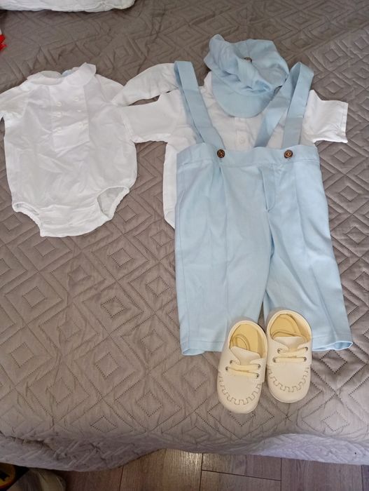 Costum băiat botez nou