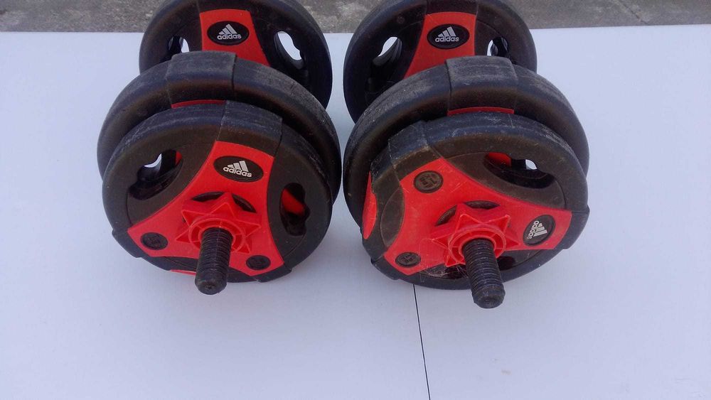 set gantere format din 2x8kg