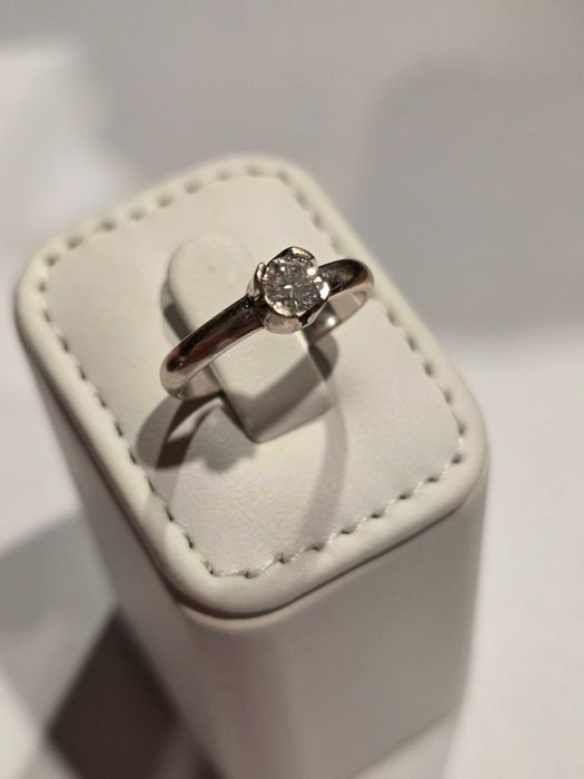 Inel Aur 18 kt Diamant natural 0.5 ct