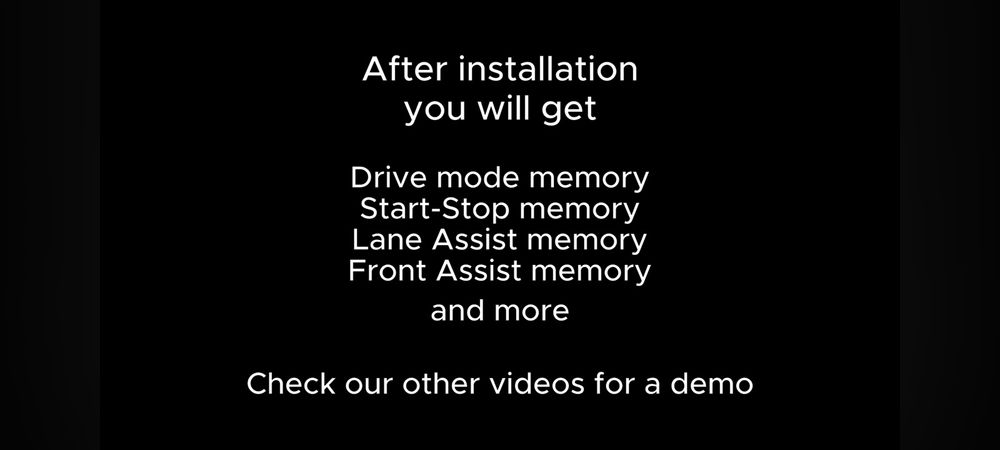 Start stop memory модул Burteq за VW Seat Skoda Audi Cupra