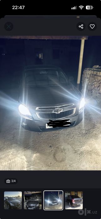 Chevrolet Cobalt sotiladi avtomat karobka