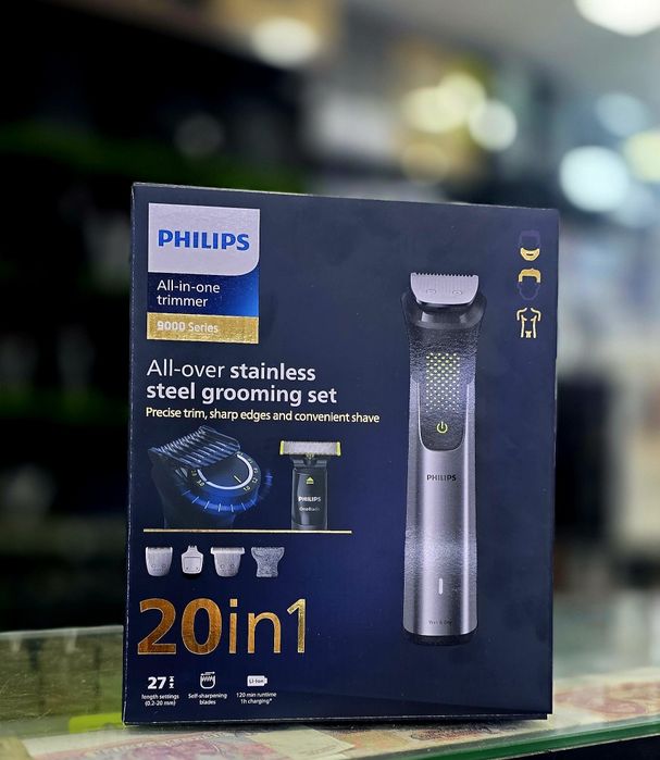 Оригинальный триммер 20в1 Philips Indoneziya soch soqol oladigan