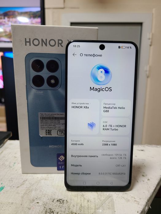 Honor X8A sotiladi 6/128gb