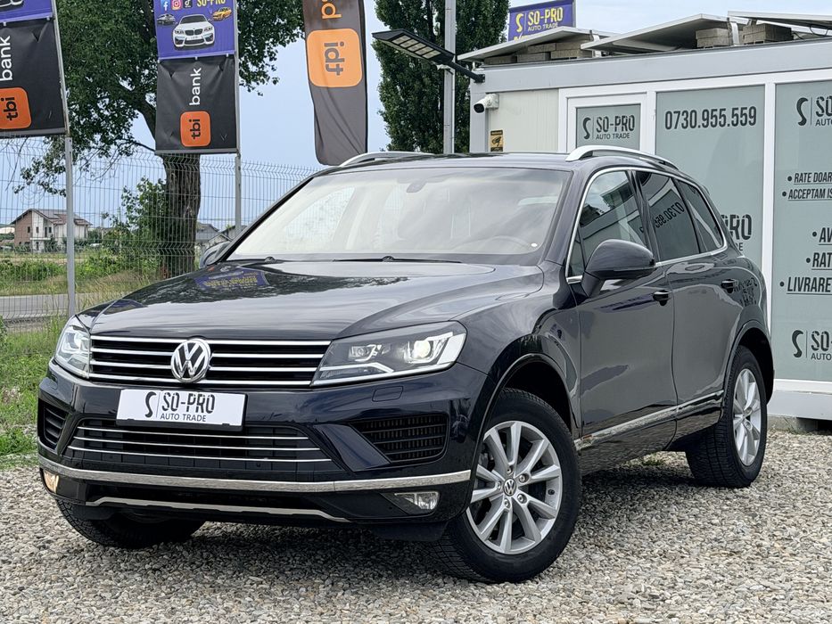 Volkswagen Touareg Facelfit 2016 3.0TDI Euro 6 Automat/RATE DOAR CU BULETINUL/AVANS 0/GARANTIE 12 LUNI/LIVRARE GRATUITA