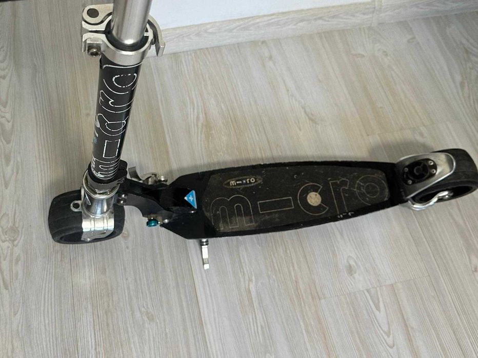 Trotinetă Micro Rocket Black – demontabilă, stare bună