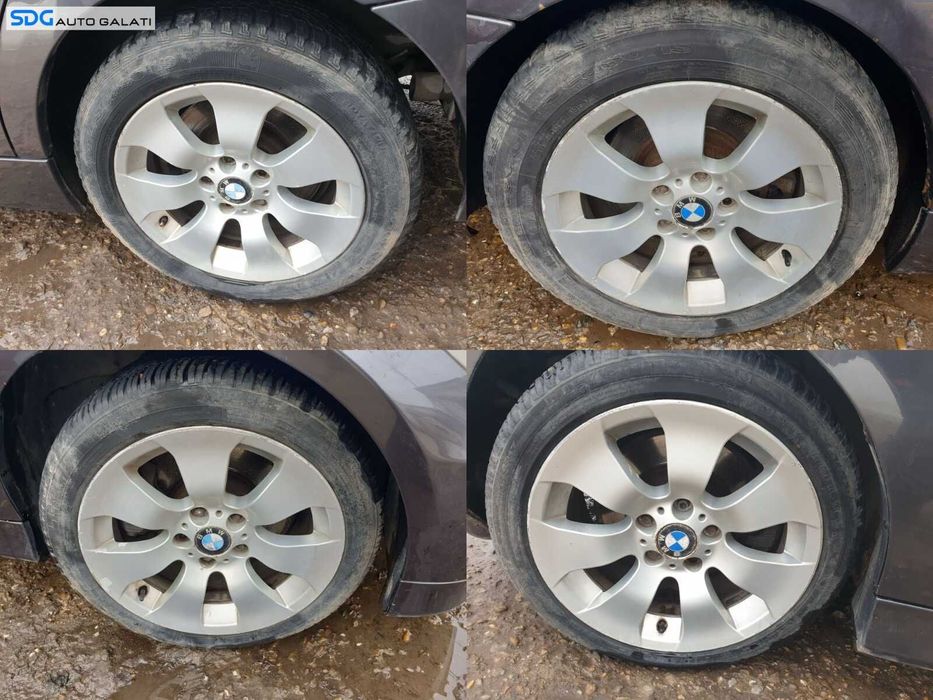 Set 4 Jante Aliaj Style 158 225 45 17 R17 5x120 BMW Seria 5 F10 F11 F07 2010 - 2017 [C3456]