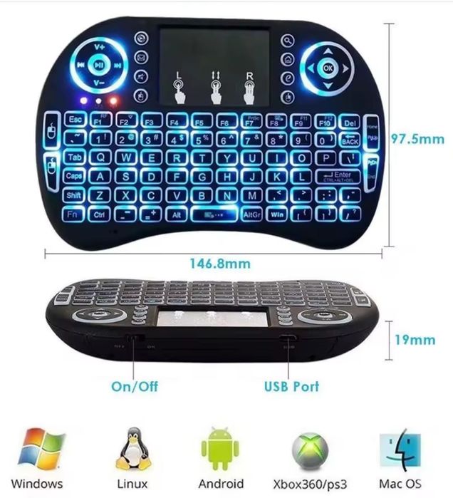 TV Box Android 4.0 T95 Smart 6K Cu Kodi 18.1, Ceas, Telecomandă - 4GB