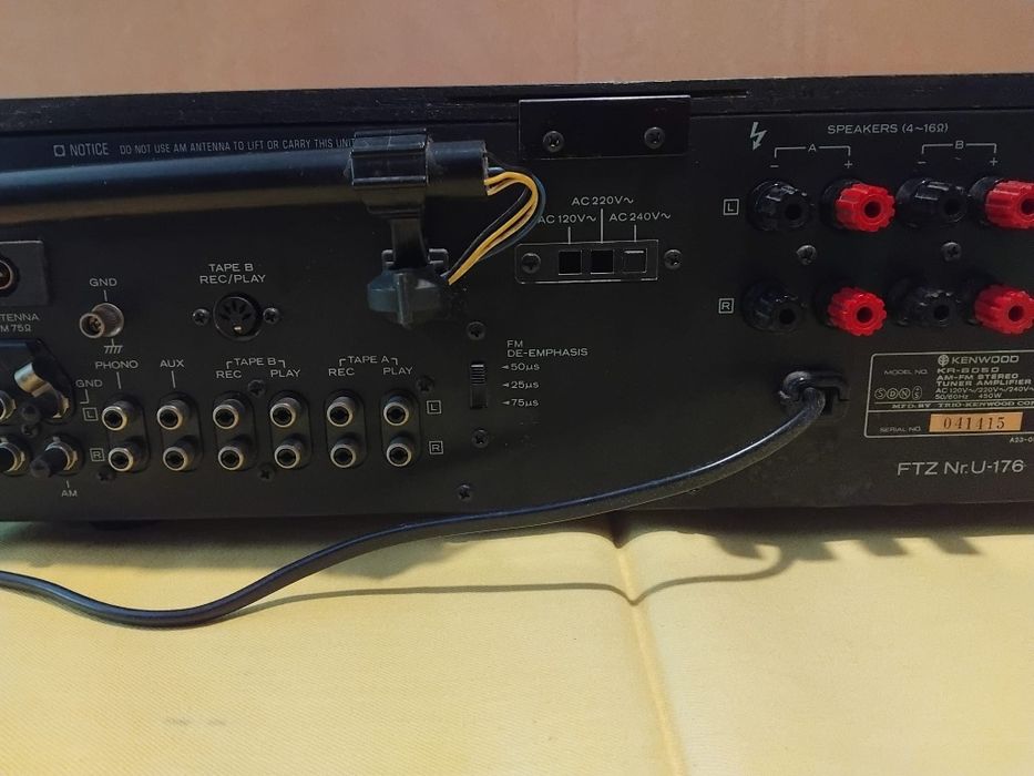 Receiver Kenwood K.R 6050