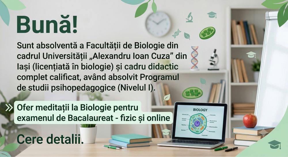 Ofer Meditatii la disciplina Biologie