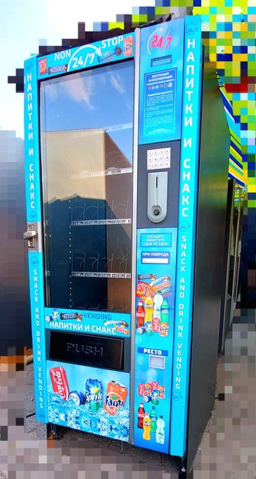 Вендинг машина за храни и напитки / хладилна за пакетирани стоки / Биа