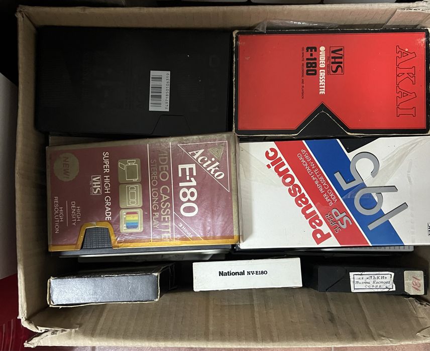 Видеокасети vhs