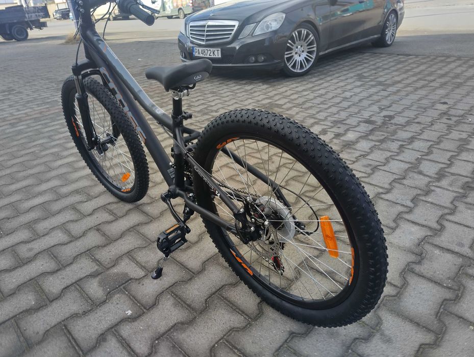 CROSS Алуминиев велосипед 24" SPEEDSTER boy 2db черен/сив