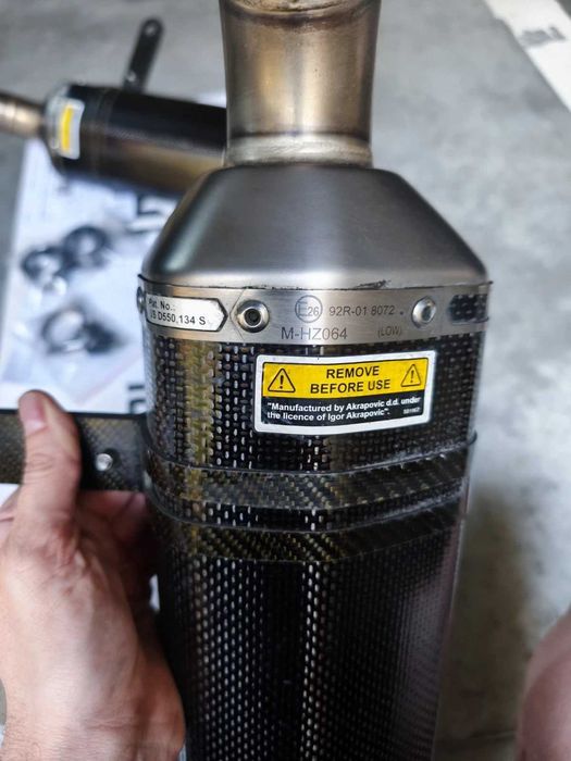 Tobe Akrapovic Carbon Kawasaki Z1000 Z1000SX Ninja 1000 Omologate