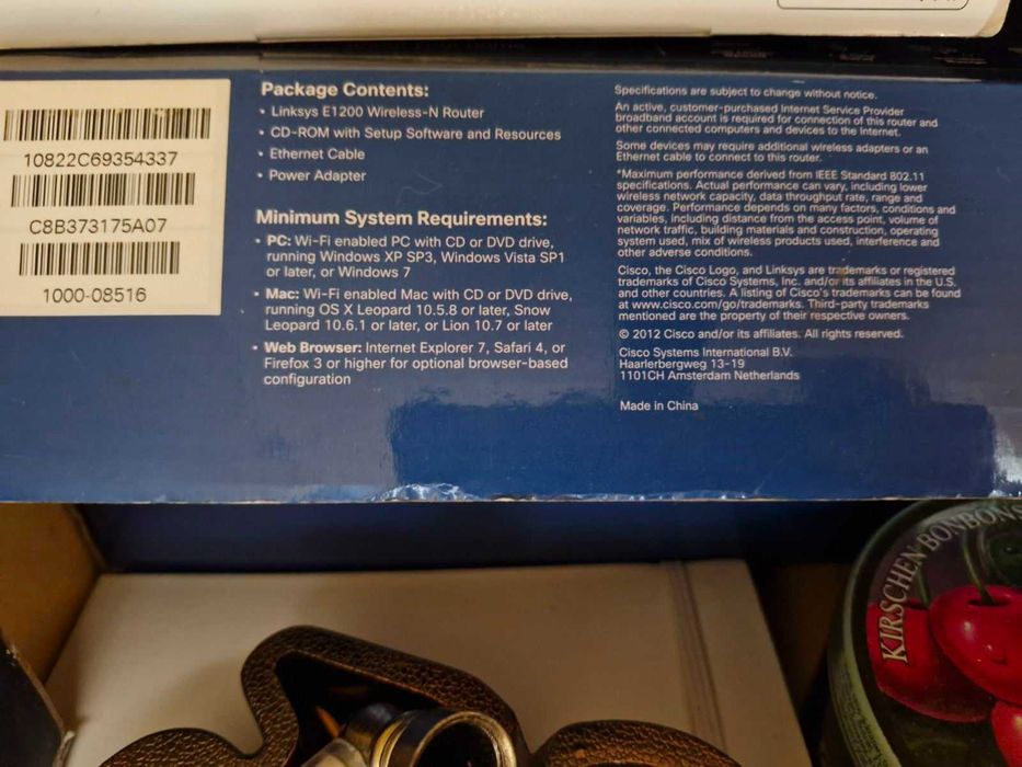 Продавам рутер cisco - Linksys E1200 300 mbps