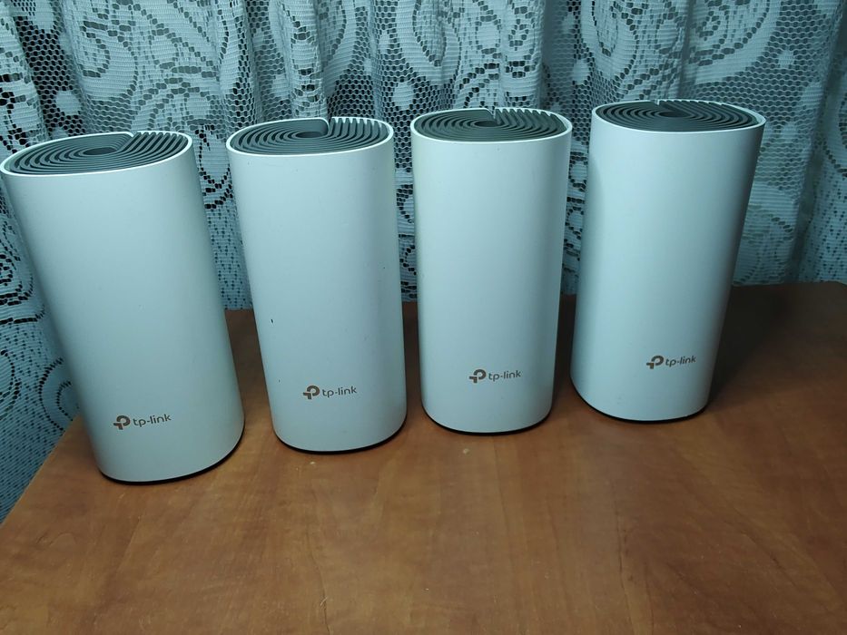 Sistem routere Wireless Mesh TP-LINK Deco E4 Dual 300 + 867 Mbps 4 buc
