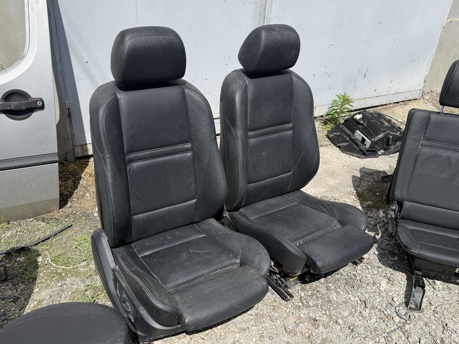 Рекаро Салон Bmw x5 e70 6+1 Трети ред ( Предни, Задни, Трети ред ) ( Седалки Бмв Х5 Е70 ) ( Кожа ел. памет )