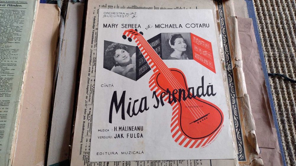 Set partituri muzicale vechi